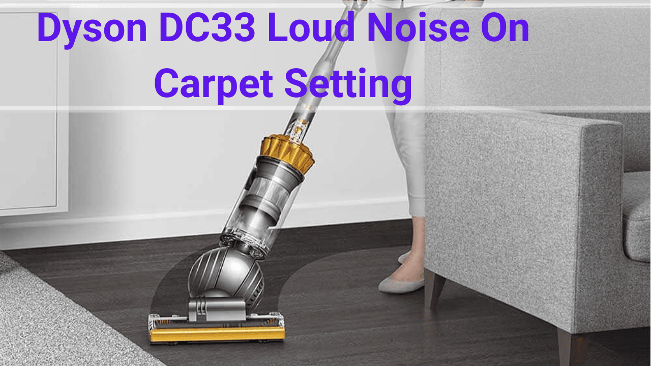 Dyson DC33 Loud Noise On Carpet Setting